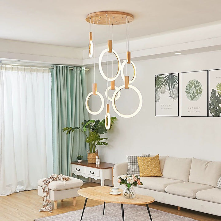 Acrylic Ring Chandelier – Modern Design with Elegant Glow | Vinlighting