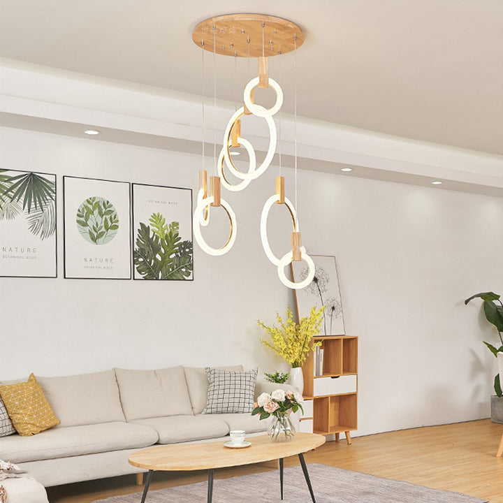 Acrylic Ring Chandelier – Modern Design with Elegant Glow | Vinlighting