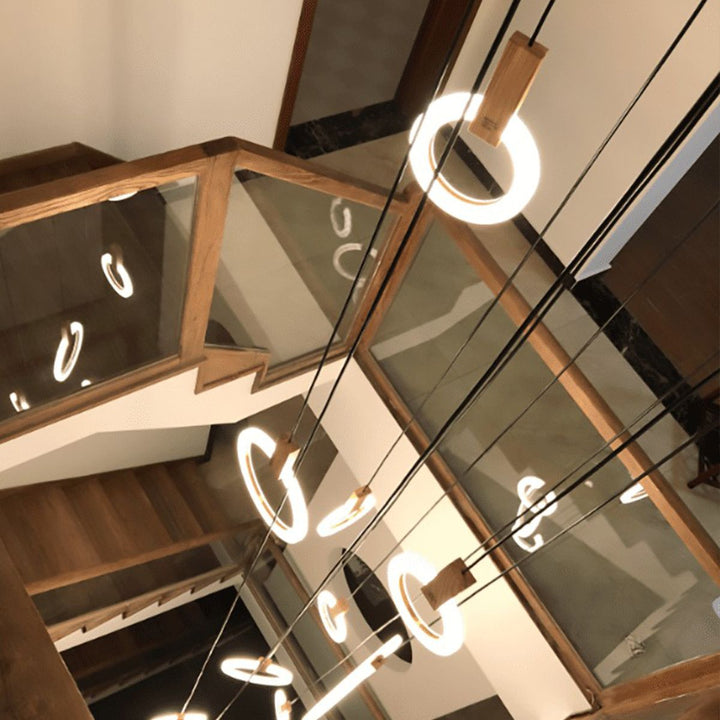 Acrylic Ring Chandelier – Modern Design with Elegant Glow | Vinlighting