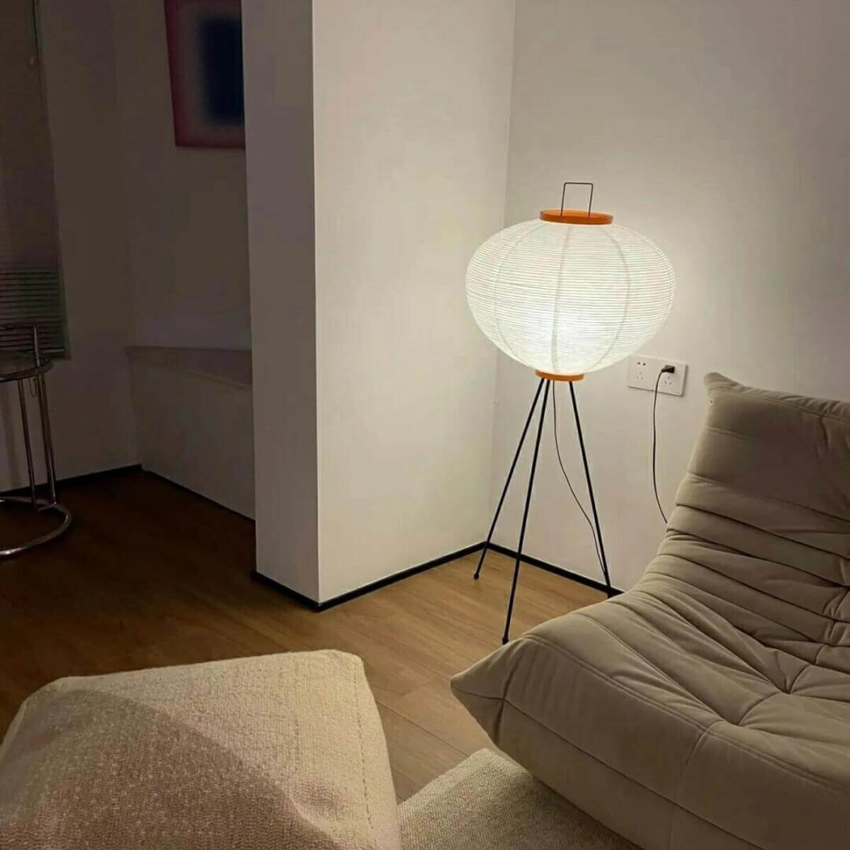 Akari 10A Floor Lamp | Modern Japanese Paper Tripod – Vinlighting