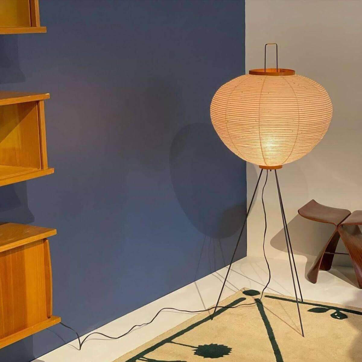 Akari 10A Floor Lamp | Modern Japanese Paper Tripod – Vinlighting