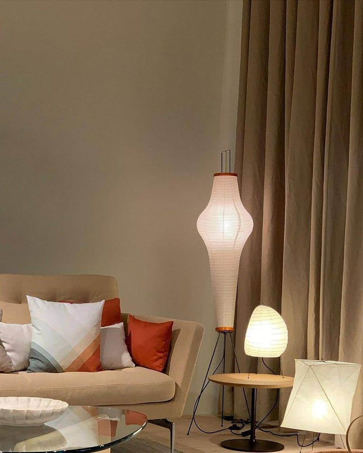 Akari 14A Floor Lamp | Modern Japanese Paper Design | Vinlighting | Vinlighting | Vinlighting