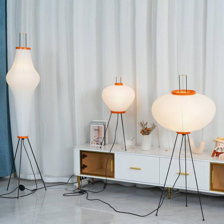 Akari 14A Floor Lamp | Modern Japanese Paper Design | Vinlighting | Vinlighting | Vinlighting