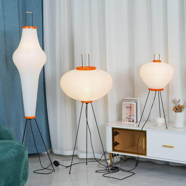 Akari 14A Floor Lamp | Modern Japanese Paper Design | Vinlighting | Vinlighting | Vinlighting