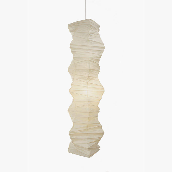 Akari 33N Washi Paper Pendant Light | Long Hanging for Corner Decor | Vinlighting | Vinlighting