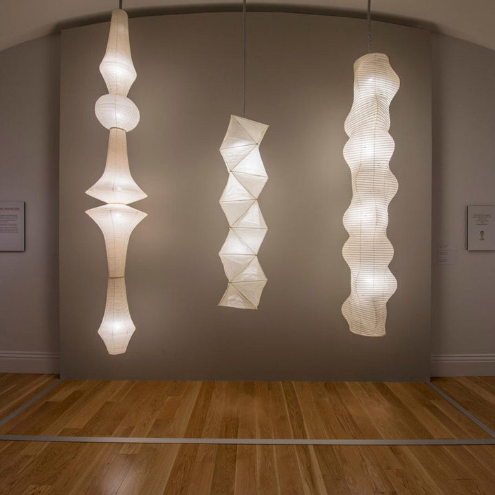Akari E H Rice Paper Pendant Light - Hanging Lamp for Office & Stair | Vinlighting | Vinlighting