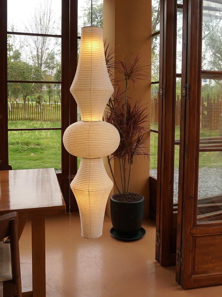 Akari E H Rice Paper Pendant Light - Hanging Lamp for Office & Stair | Vinlighting | Vinlighting