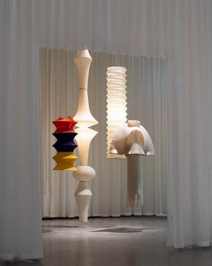 Akari E H Rice Paper Pendant Light - Hanging Lamp for Office & Stair | Vinlighting | Vinlighting