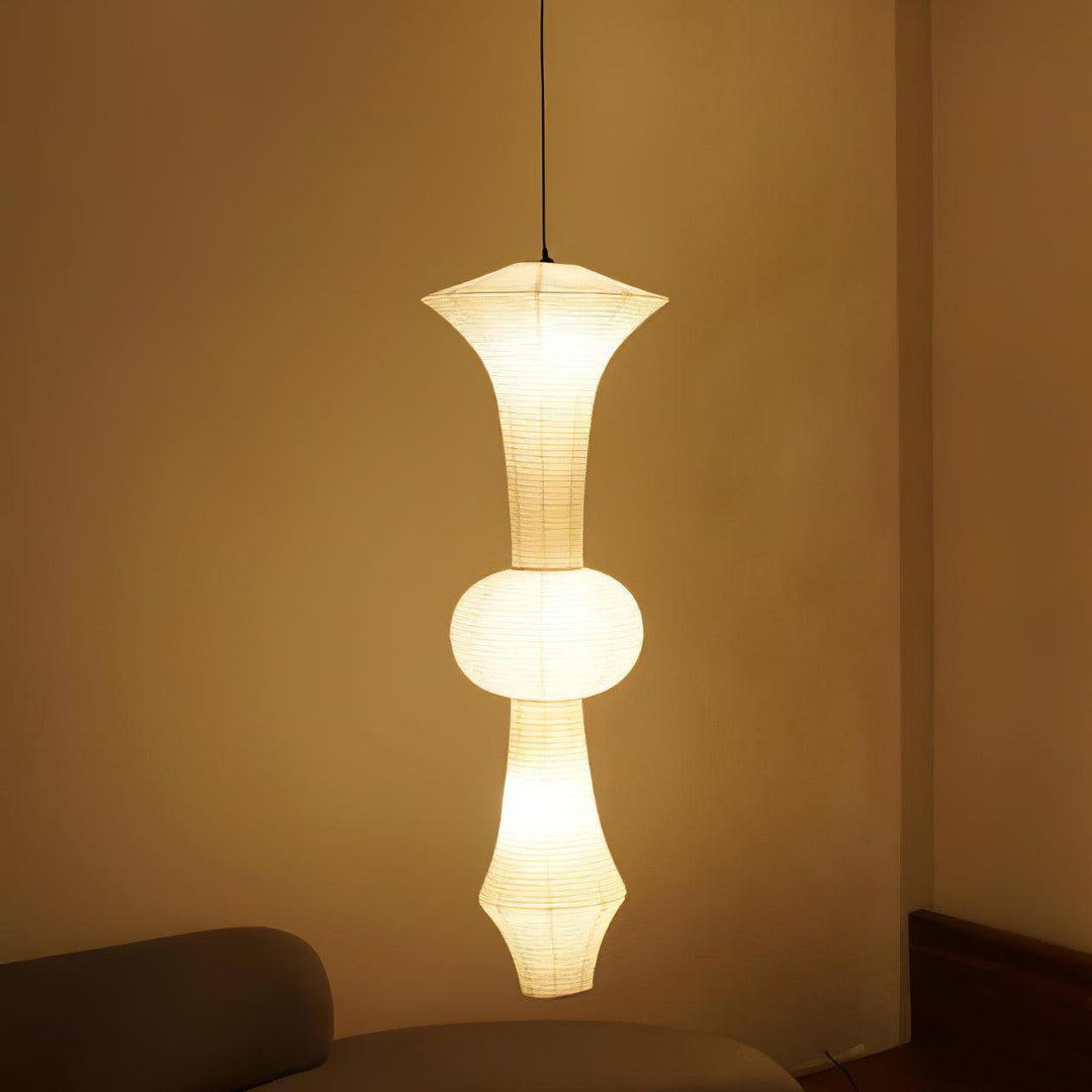 Akari E H Rice Paper Pendant Light - Hanging Lamp for Office & Stair | Vinlighting | Vinlighting