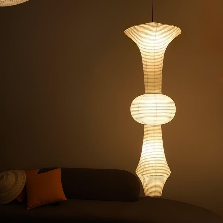Akari E H Rice Paper Pendant Light - Hanging Lamp for Office & Stair | Vinlighting | Vinlighting