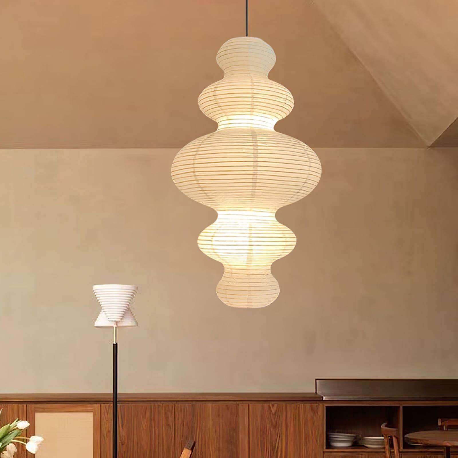 Akari Juni Pendant Lamp | Modern Japanese Paper Lantern – Vinlighting