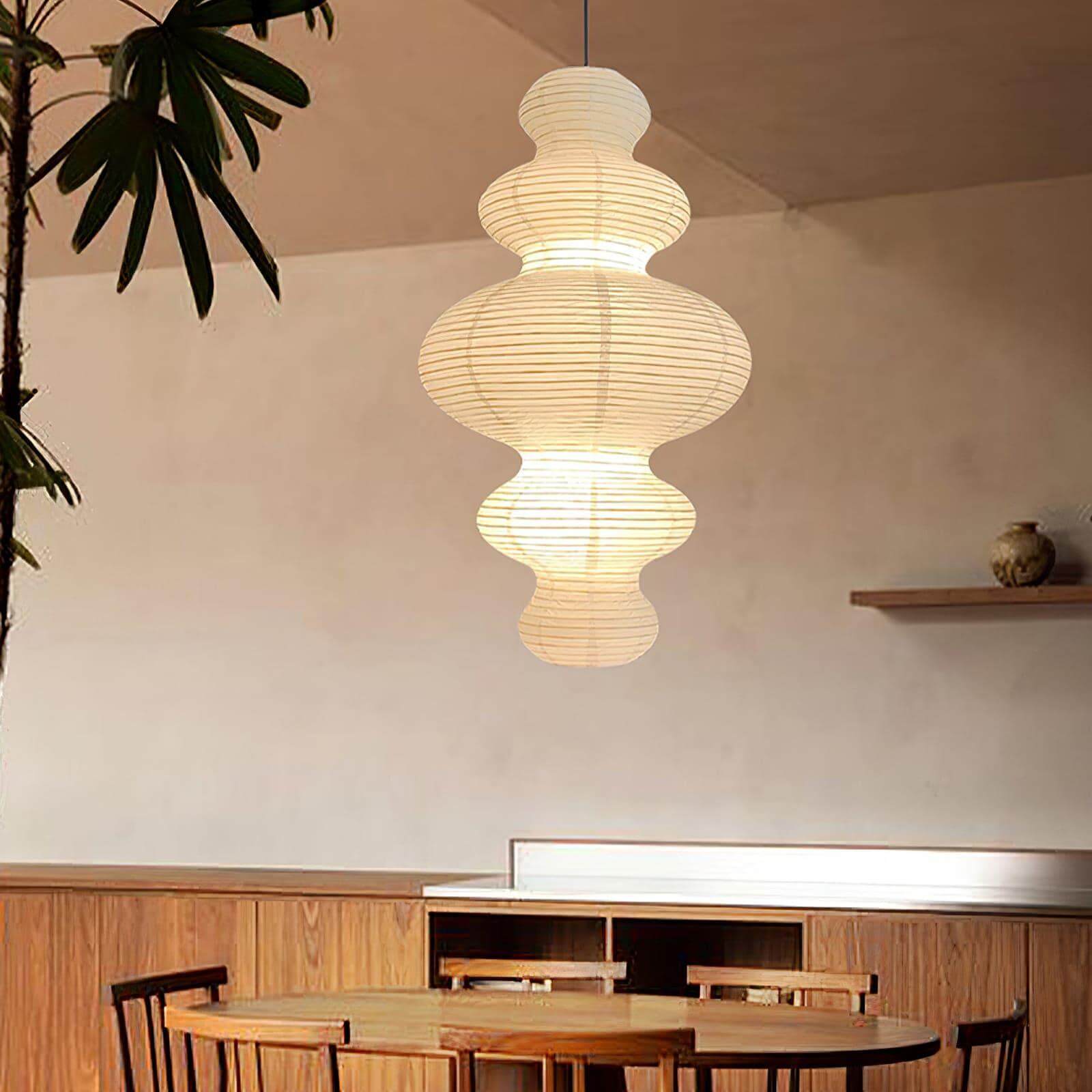 Akari Juni Pendant Lamp | Modern Japanese Paper Lantern – Vinlighting