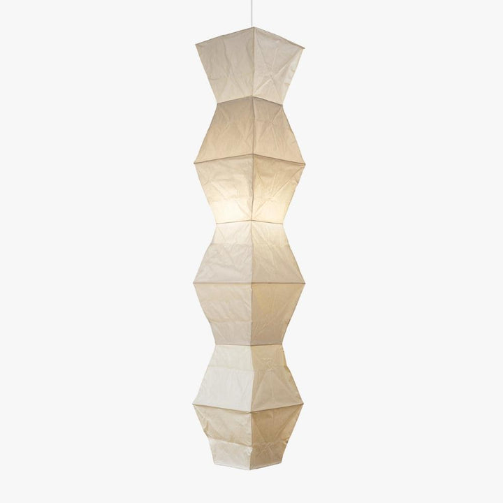 Akari L7 Washi Paper Pendant Light - Art Deco Hanging Lamp for Hallway | Vinlighting | Vinlighting