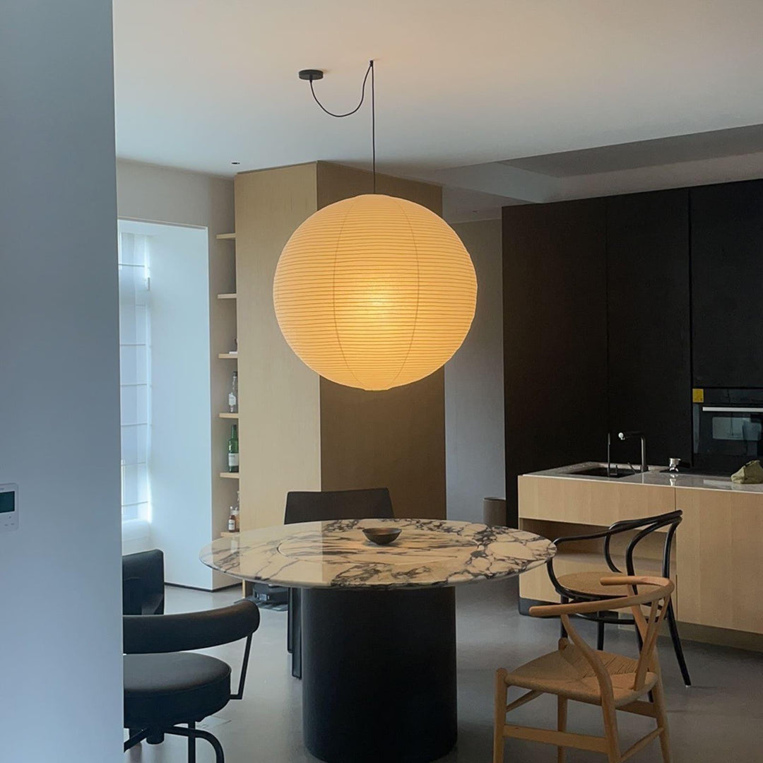 Akari Paper Japanese Lantern Hanging Light | 55A | 75A | 100A | 120A | Vinlighting