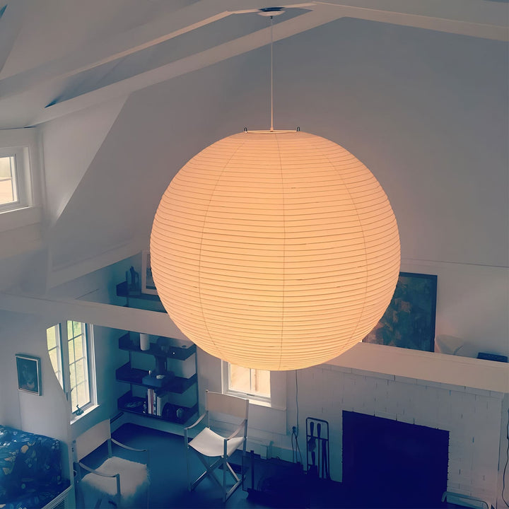 Akari Paper Japanese Lantern Hanging Light | 55A | 75A | 100A | 120A | Vinlighting