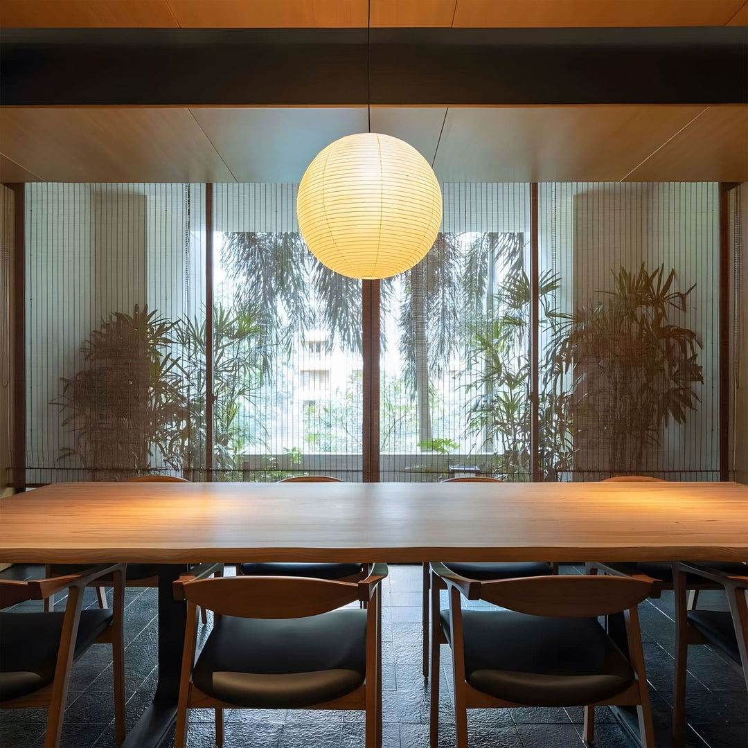 Akari Paper Japanese Lantern Hanging Light | 55A | 75A | 100A | 120A | Vinlighting