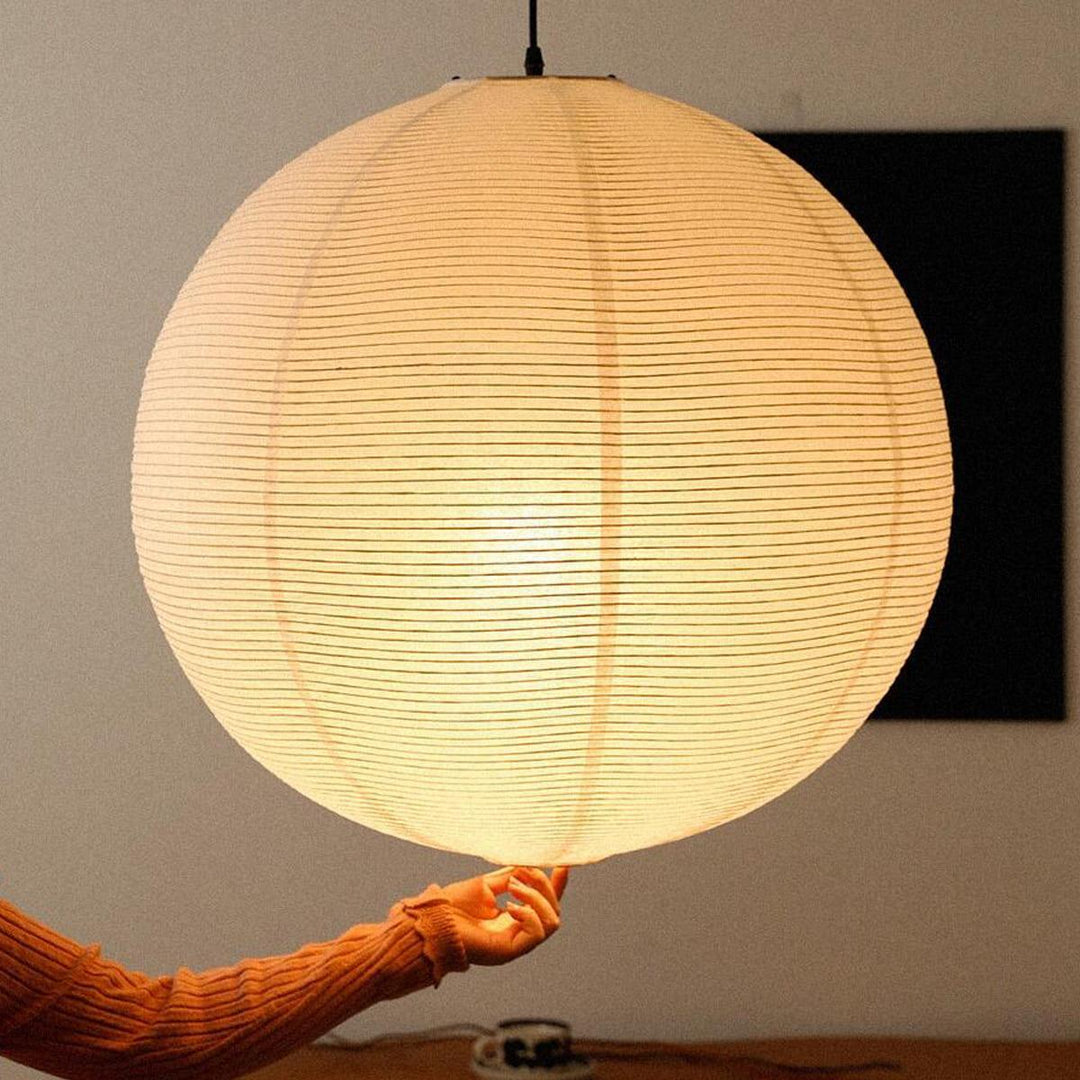 Akari Paper Japanese Lantern Hanging Light | 55A | 75A | 100A | 120A | Vinlighting