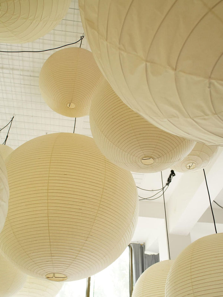 Akari Paper Japanese Lantern Hanging Light | 55A | 75A | 100A | 120A | Vinlighting