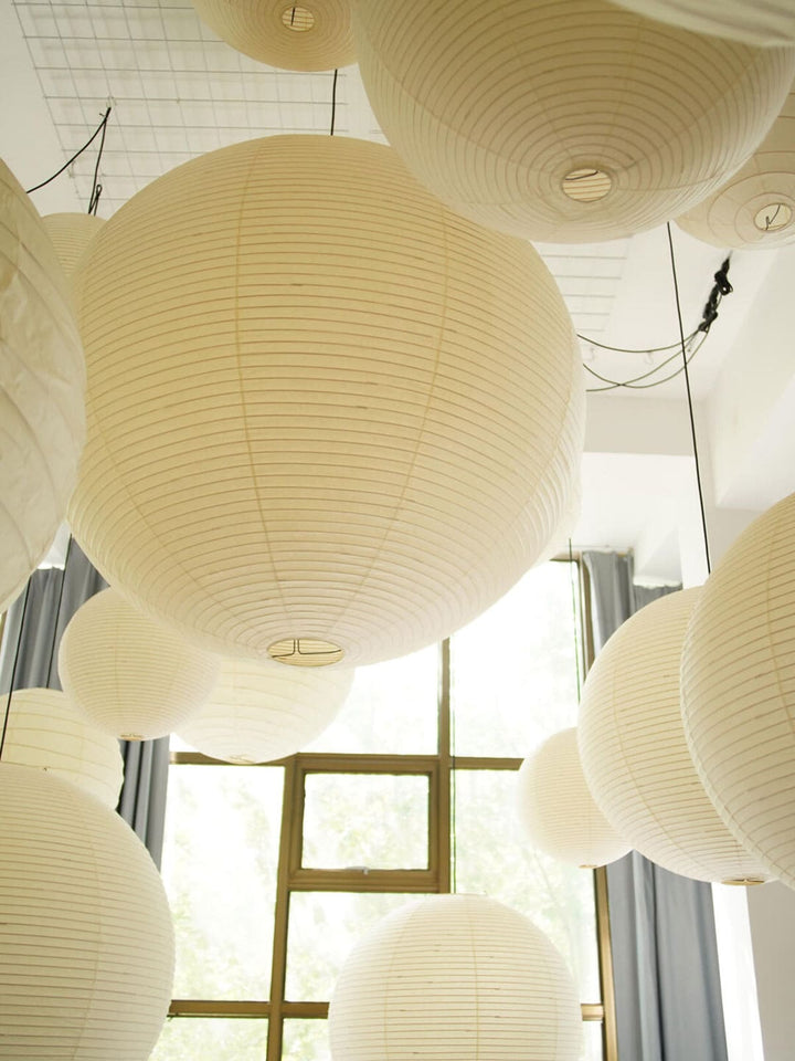 Akari Paper Japanese Lantern Hanging Light | 55A | 75A | 100A | 120A | Vinlighting