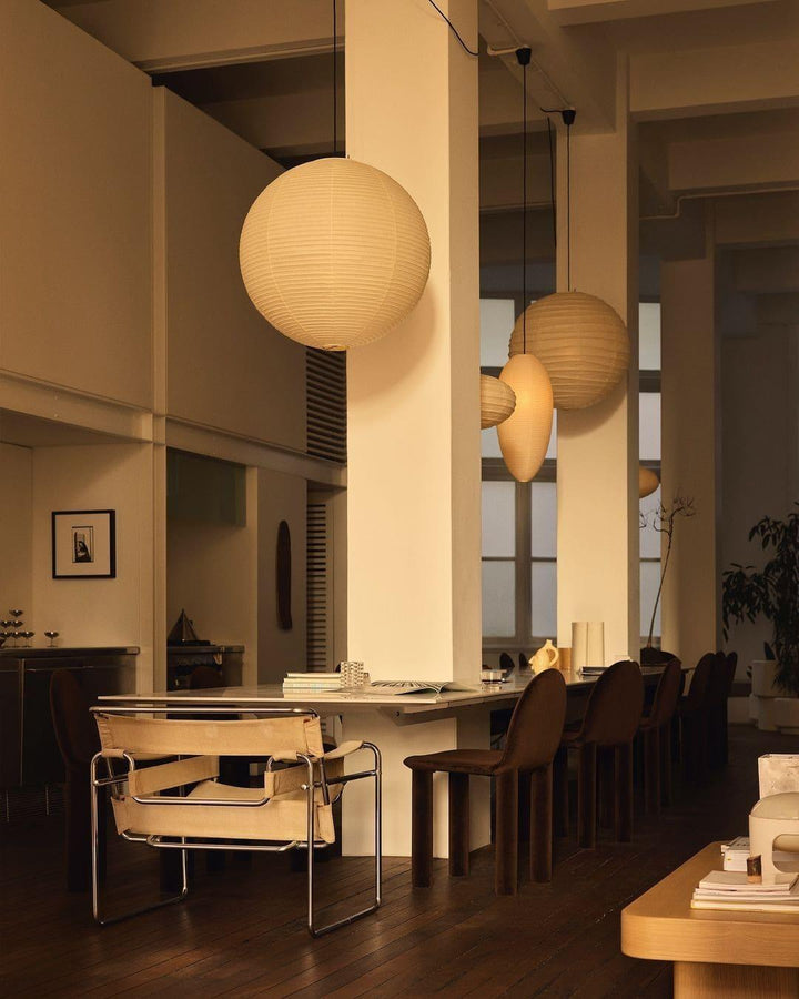 Akari Paper Japanese Lantern Hanging Light | 55A | 75A | 100A | 120A | Vinlighting
