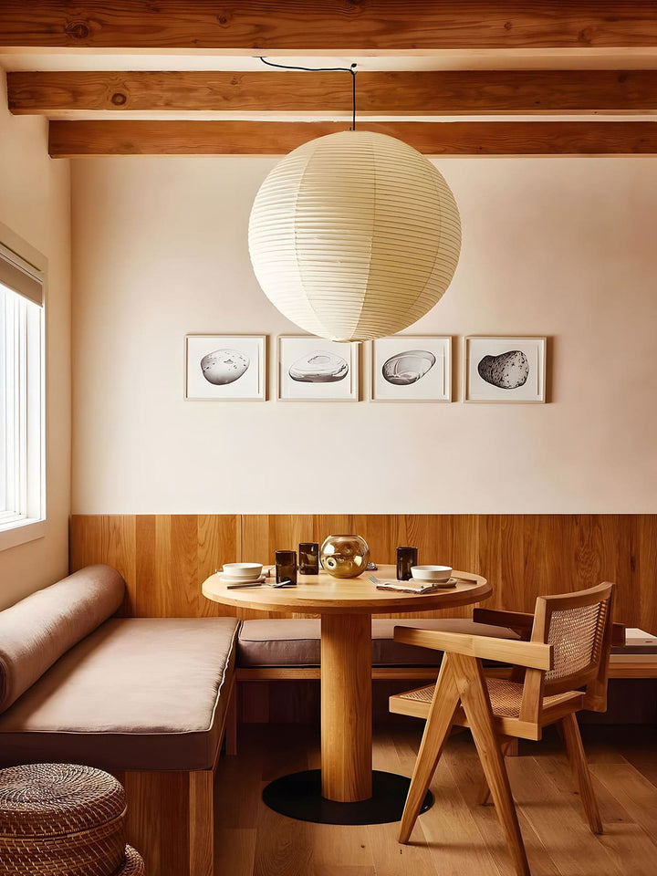Akari Paper Japanese Lantern Hanging Light | 55A | 75A | 100A | 120A | Vinlighting