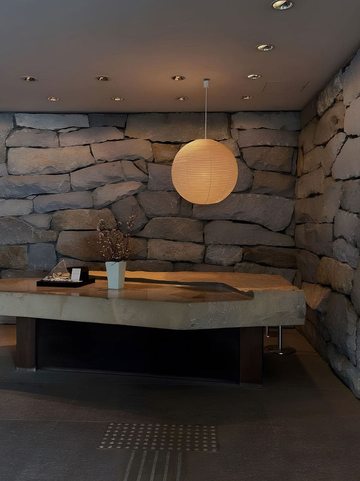 Akari Paper Japanese Lantern Hanging Light | 55A | 75A | 100A | 120A | Vinlighting