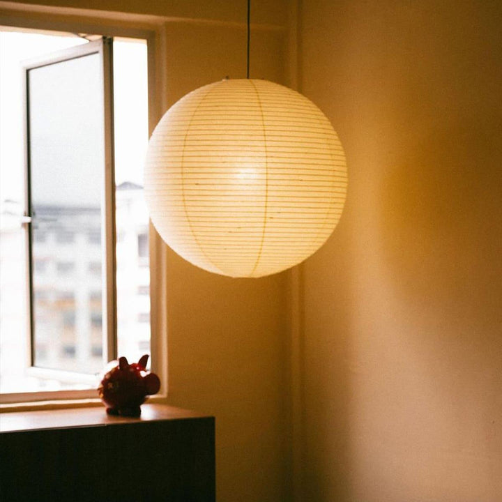 Akari Paper Japanese Lantern Hanging Light | 55A | 75A | 100A | 120A | Vinlighting