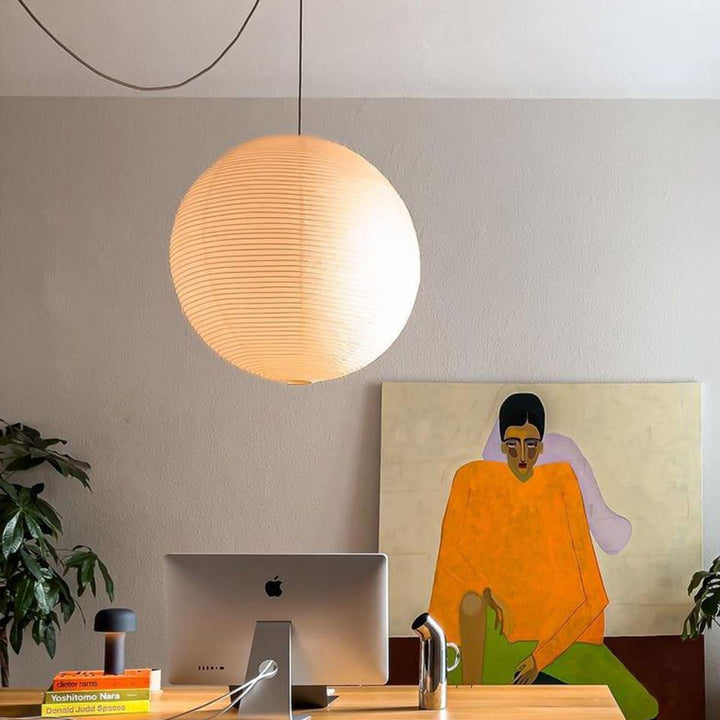 Akari Paper Japanese Lantern Hanging Light | 55A | 75A | 100A | 120A | Vinlighting