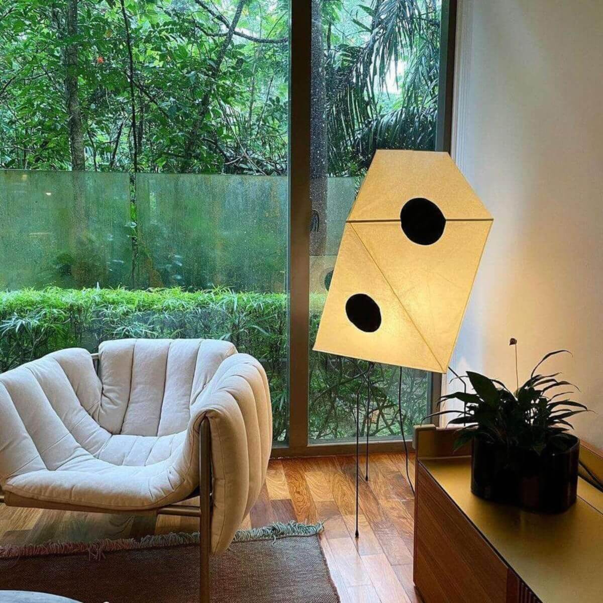 Akari UF3-Q Floor Lamp | Modern Japanese Paper Design – Vinlighting