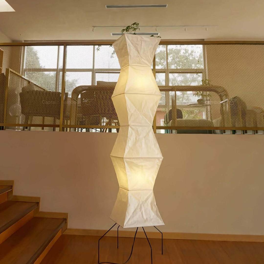 Akari UF4-L9 Floor Lamp | Modern Tall Bamboo Design | Vinlighting | Vinlighting | Vinlighting