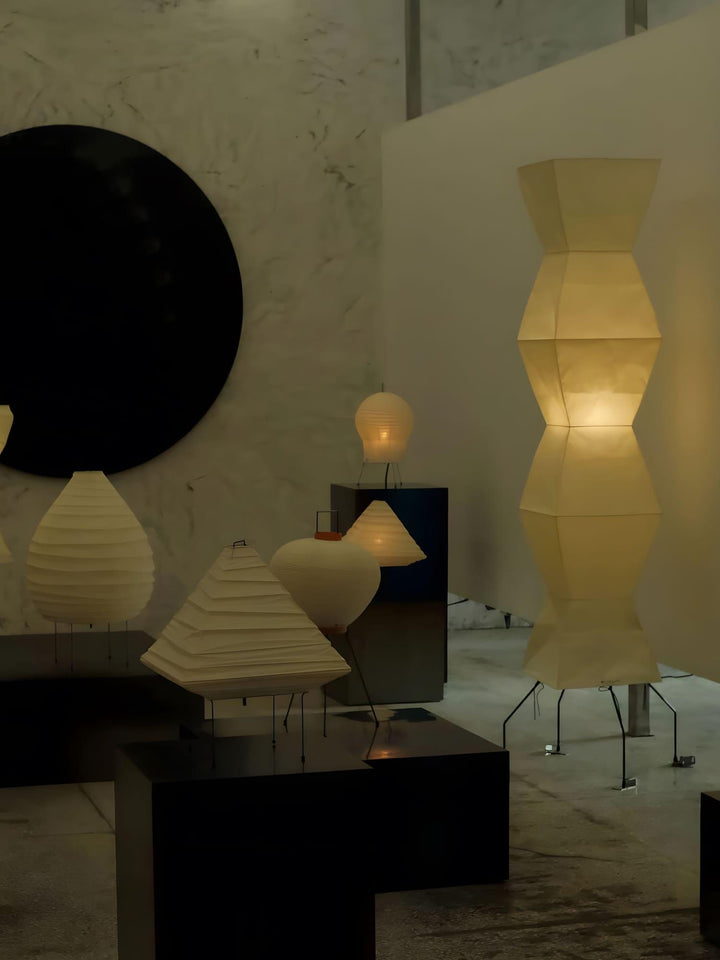 Akari UF4-L9 Floor Lamp | Modern Tall Bamboo Design | Vinlighting | Vinlighting | Vinlighting