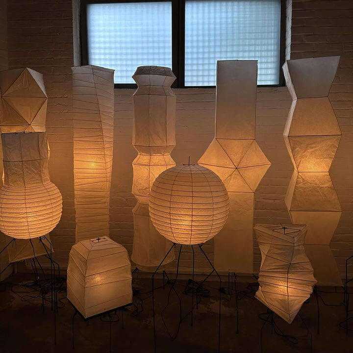 Akari UF4-L9 Floor Lamp | Modern Tall Bamboo Design | Vinlighting | Vinlighting | Vinlighting