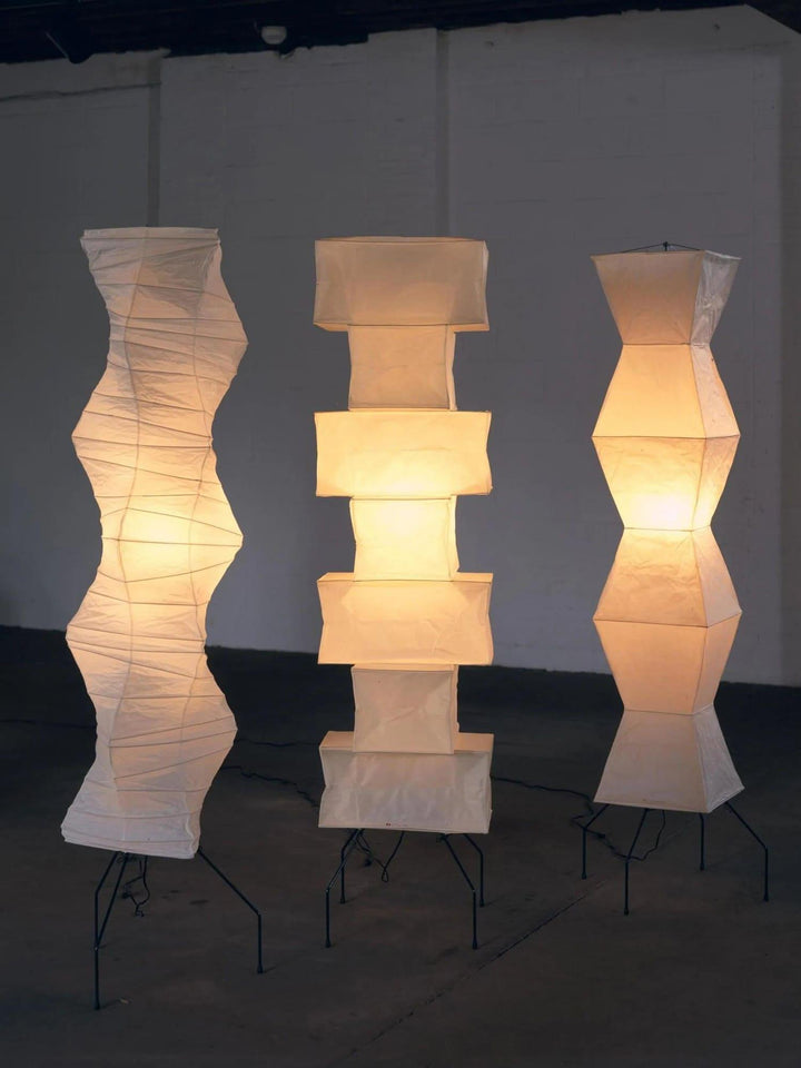 Akari UF4-L9 Floor Lamp | Modern Tall Bamboo Design | Vinlighting | Vinlighting | Vinlighting