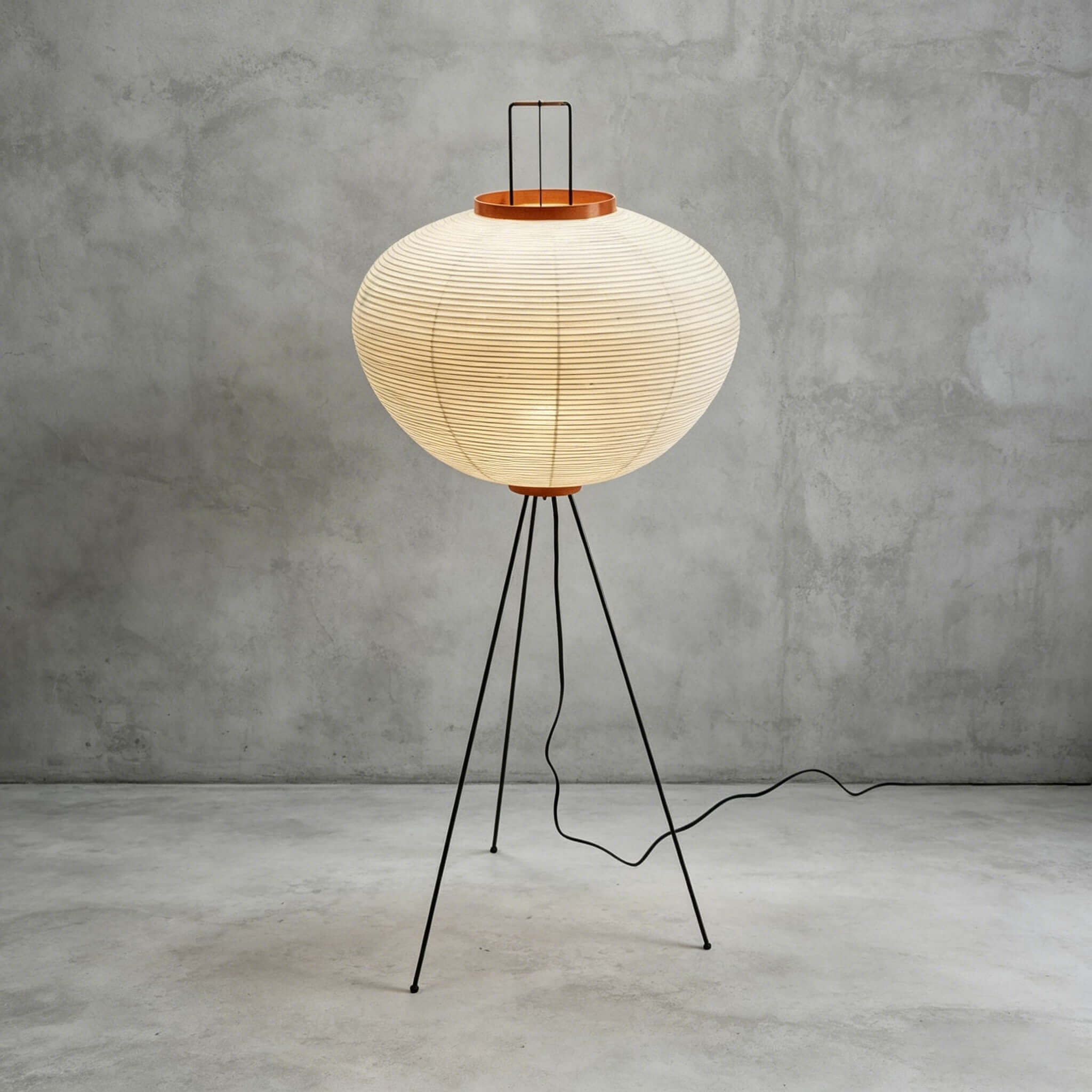 Akari 10A Floor Lamp | Modern Japanese Paper Tripod – Vinlighting