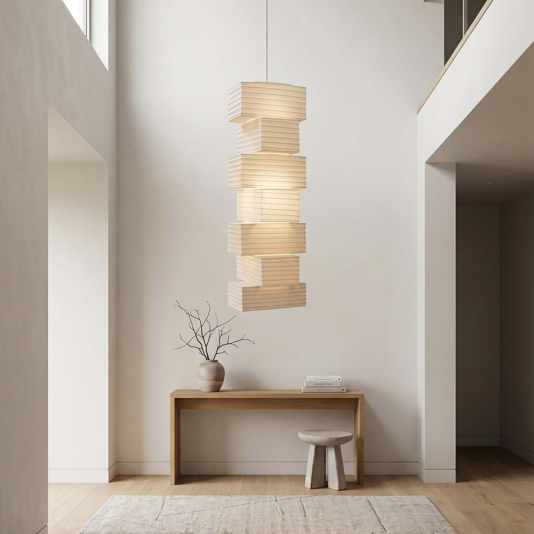 Akari 36N 30P Pendant Light – Modern Rice Paper Lamp – Vinlighting