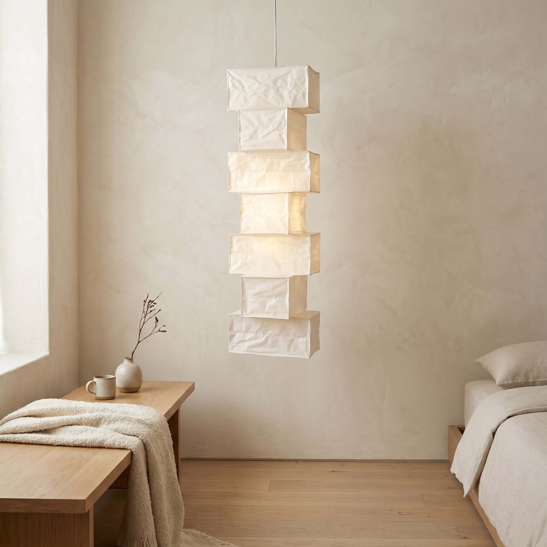 Akari 36N 30P Pendant Light – Modern Rice Paper Lamp – Vinlighting