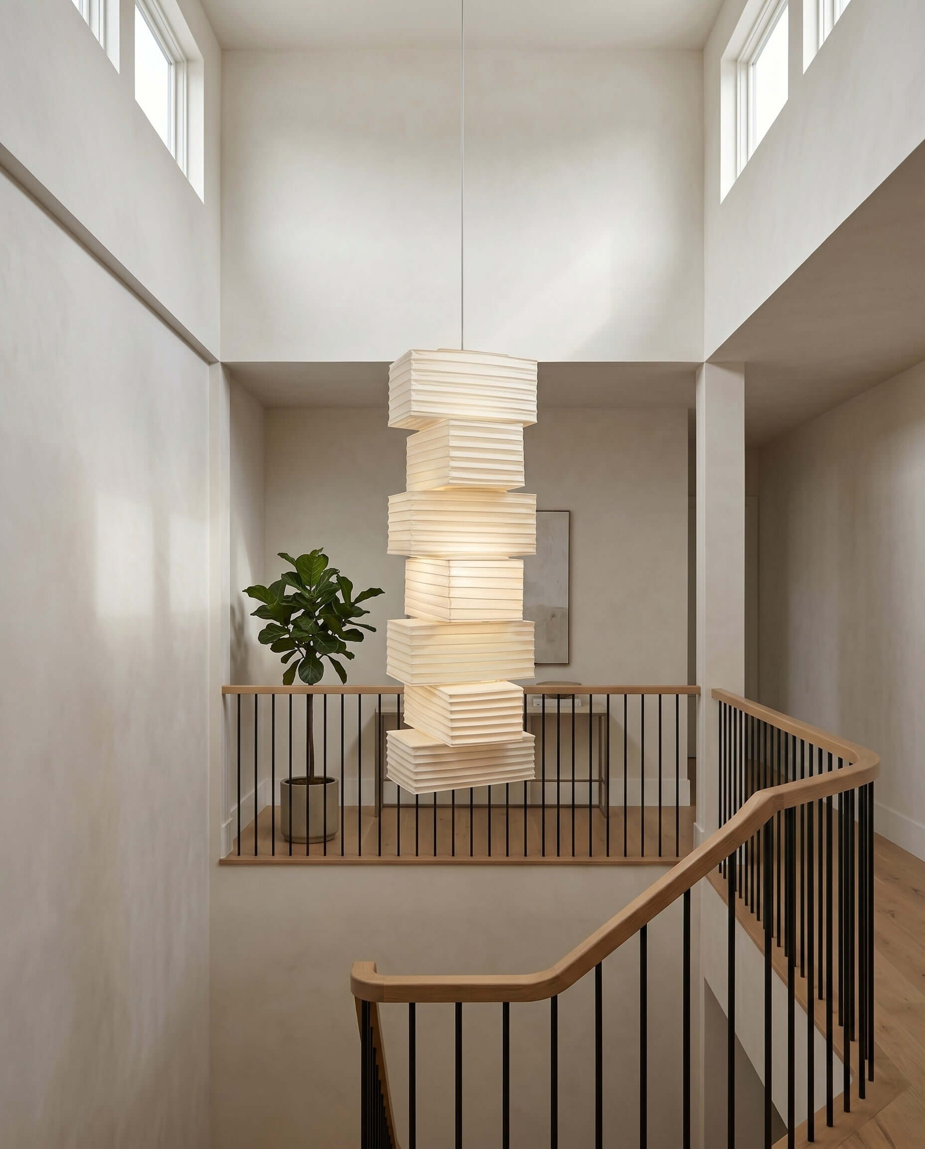 Akari 36N 30P Pendant Light – Modern Rice Paper Lamp – Vinlighting