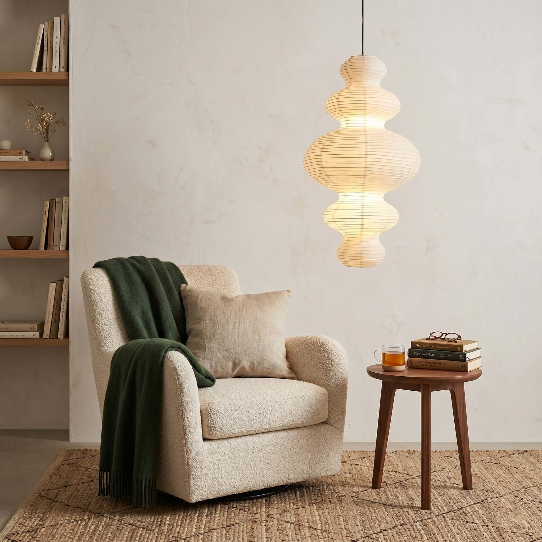 Akari Juni Pendant Lamp | Modern Japanese Paper Lantern – Vinlighting