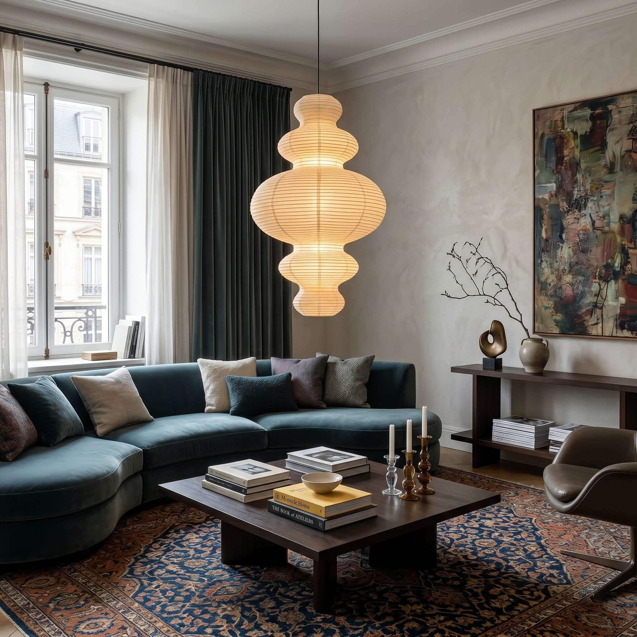 AKARI 71306 シーリングライト Akari Juni Pendant Lamp | Modern Japanese Paper Lantern – Vinlighting