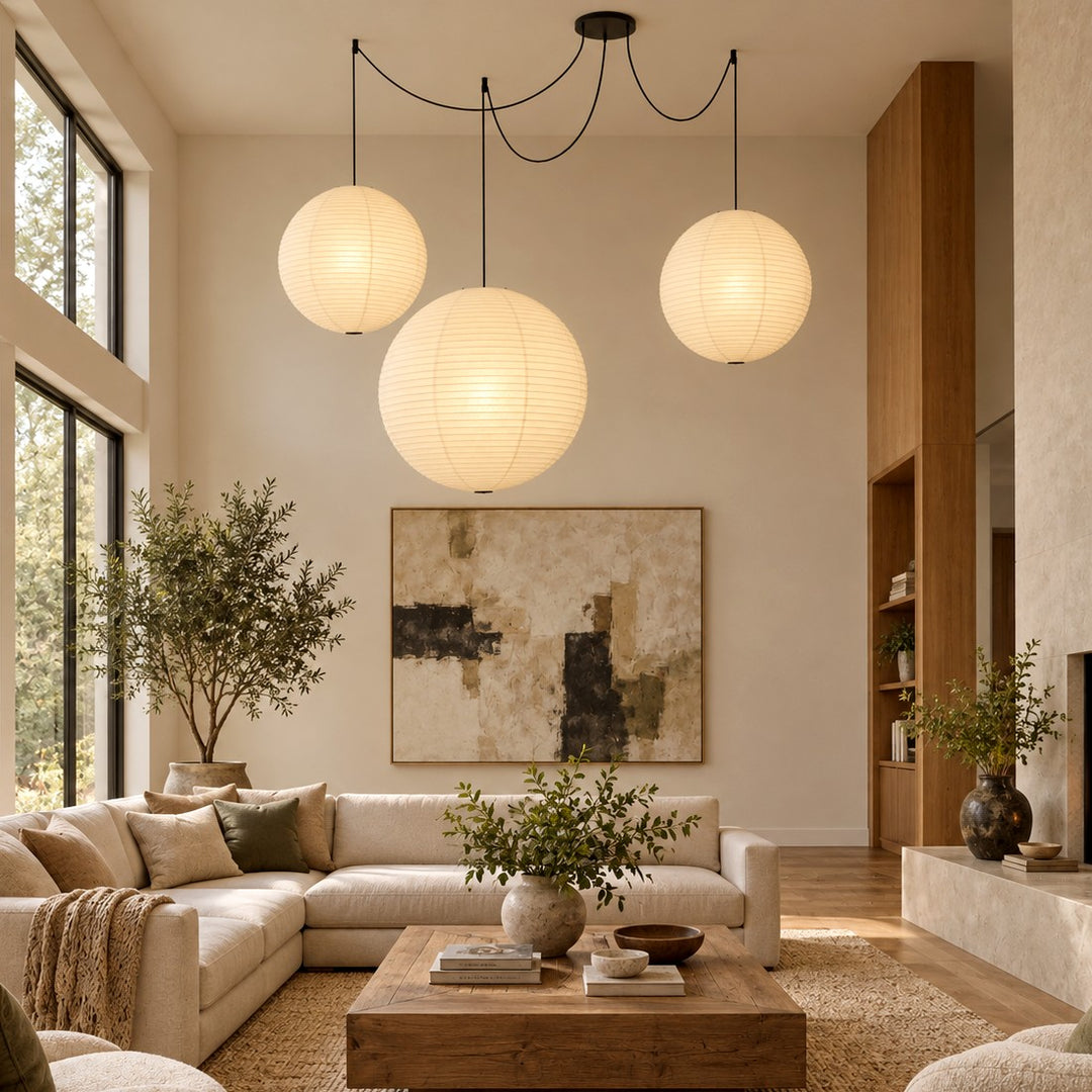Akari Spherical Pendant Light