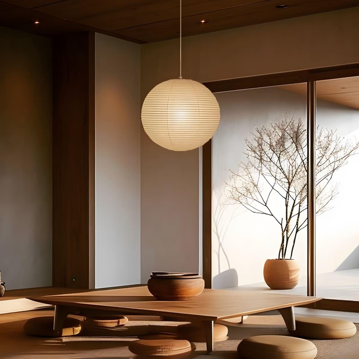 Akari Spherical Pendant Light - Vinlighting