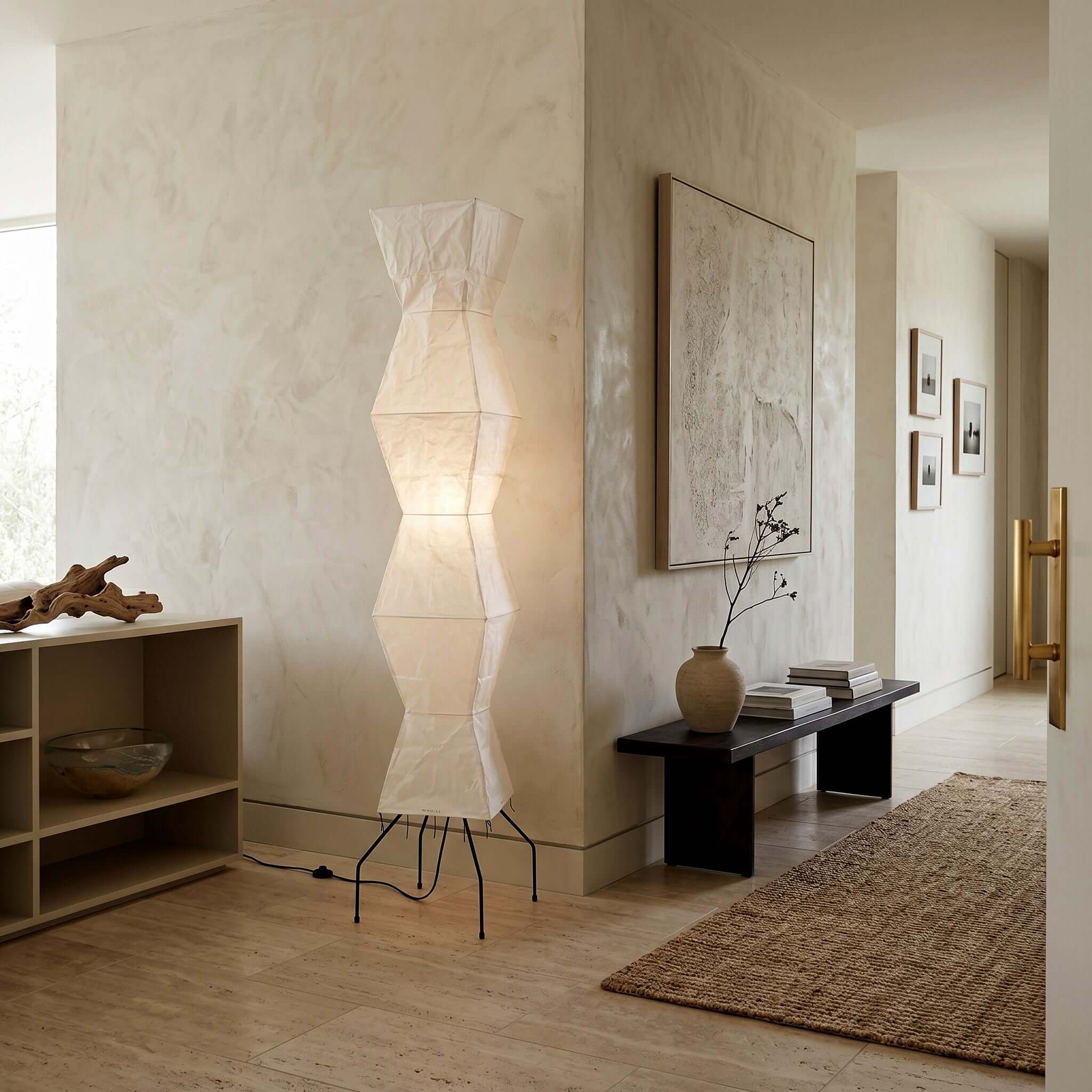 Akari UF4-L9 Floor Lamp | Modern Tall Bamboo Design – Vinlighting