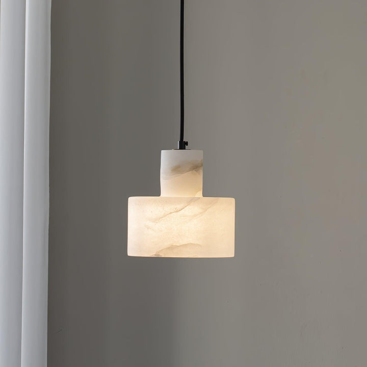 Alabaster Pendant Light Small Hanging Lamp for Bedside & Kitchen Sink | Vinlighting | Vinlighting