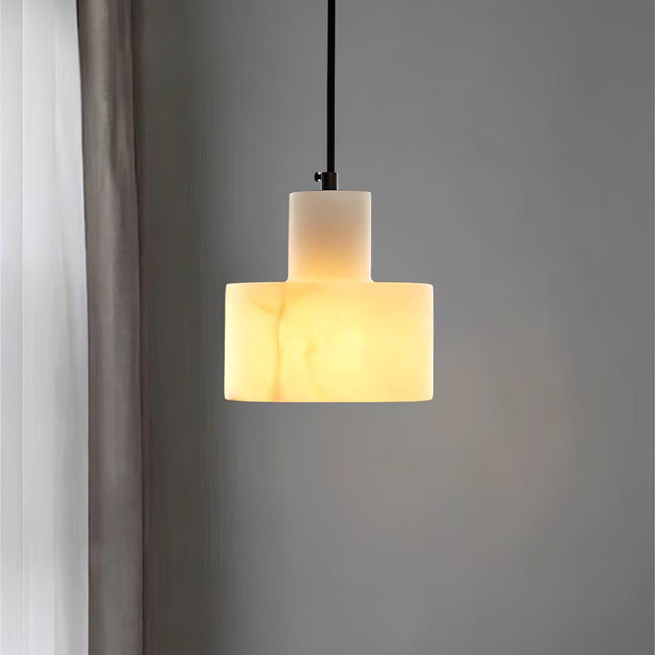 Alabaster Pendant Light Small Hanging Lamp for Bedside & Kitchen Sink | Vinlighting | Vinlighting