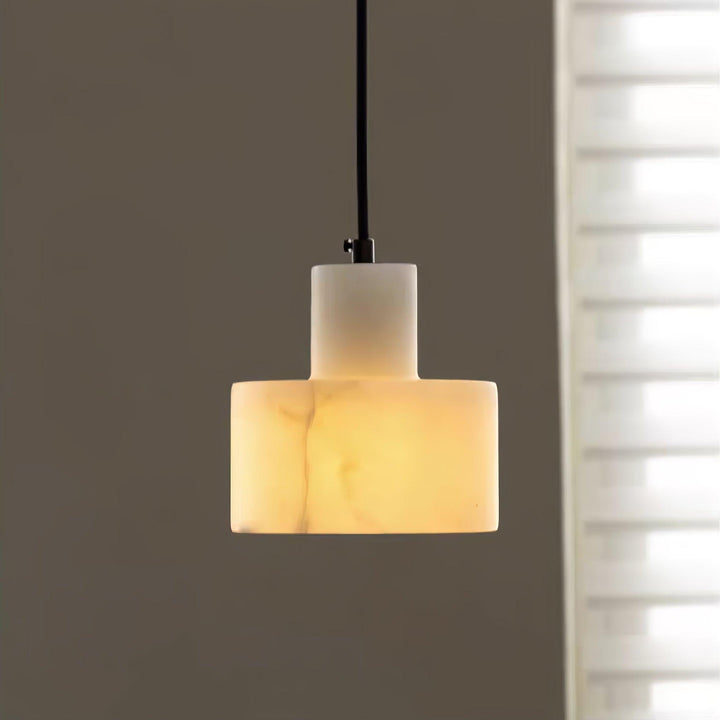 Alabaster Pendant Light Small Hanging Lamp for Bedside & Kitchen Sink | Vinlighting | Vinlighting