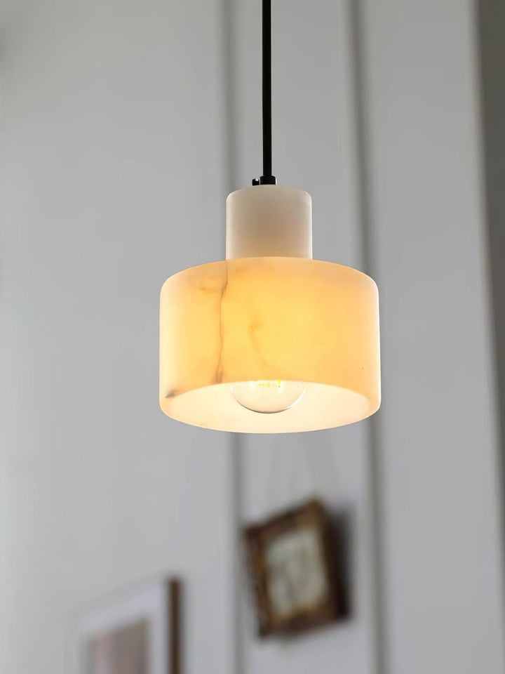Alabaster Pendant Light Small Hanging Lamp for Bedside & Kitchen Sink | Vinlighting | Vinlighting