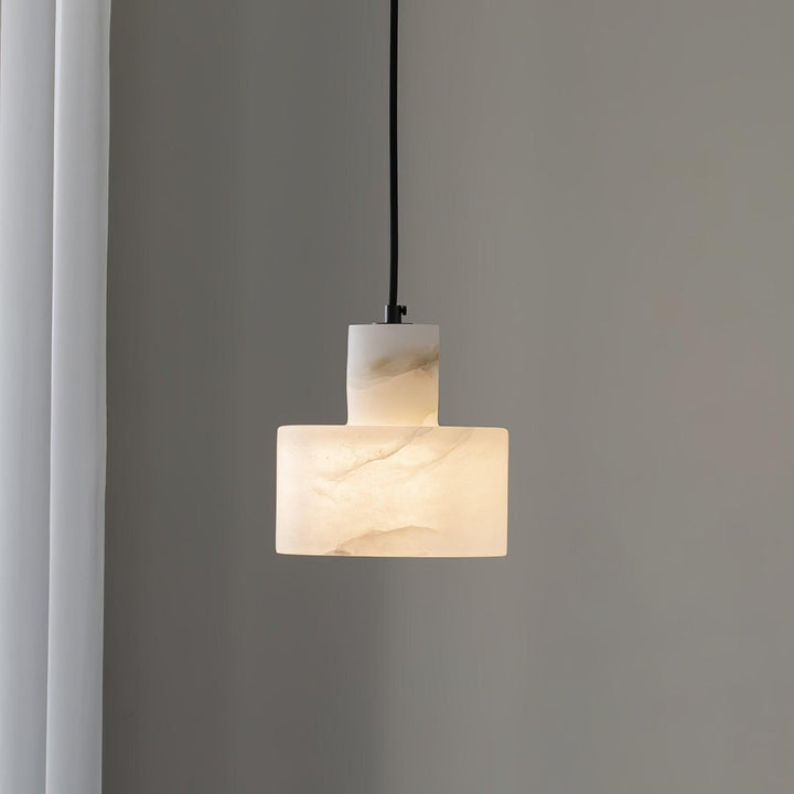 Alabaster Pendant Light Small Hanging Lamp for Bedside & Kitchen Sink | Vinlighting | Vinlighting