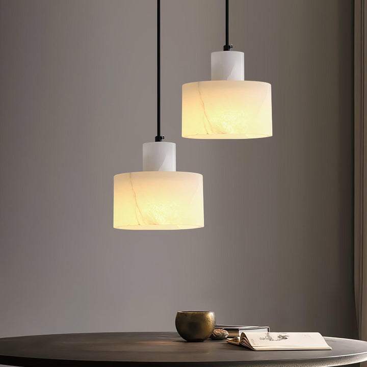 Alabaster Pendant Light Small Hanging Lamp for Bedside & Kitchen Sink | Vinlighting | Vinlighting