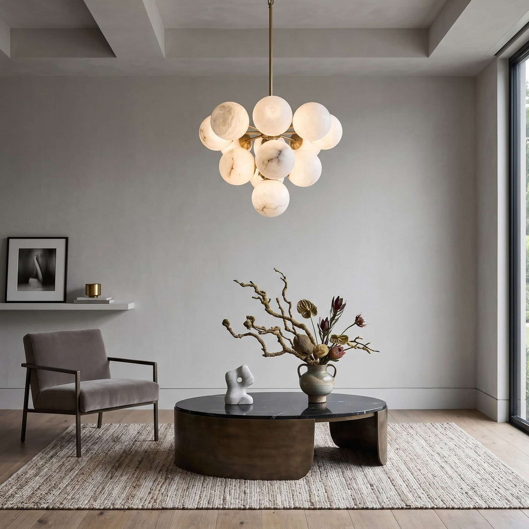 Alabaster Global Pendant Light