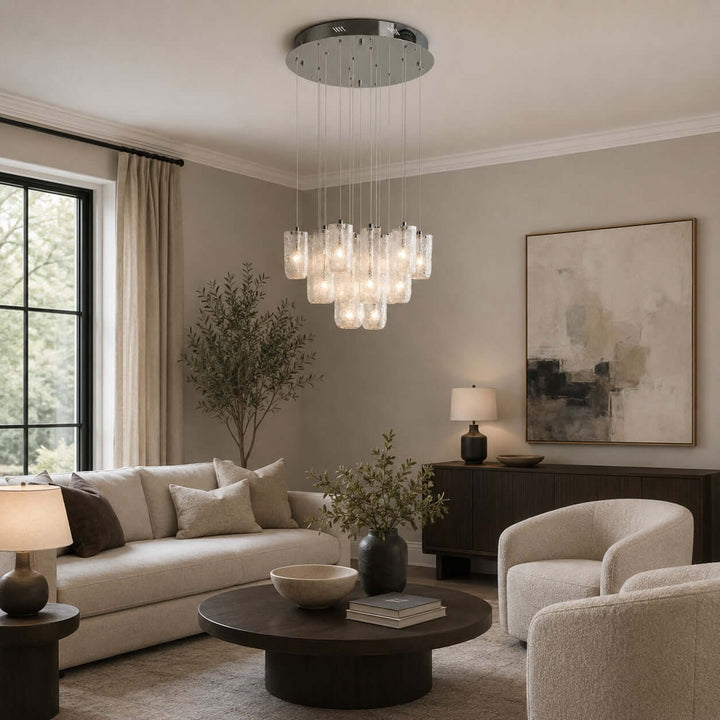 Aloura Chandelier for Modern Dining Room and Foyer Light
